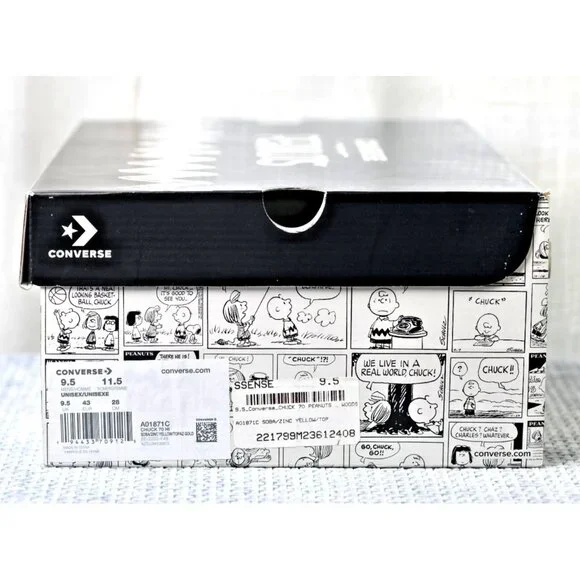 New! Size: 9.5 Men/11.5 Women | Converse Chuck 70 Hi Peanuts Woodstock | A01871C - Picture 16 of 16